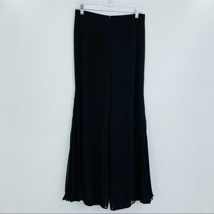 St. John evening silk chiffon palazzo pants formal